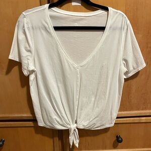 Lululemon Cropped Tie Tshirt